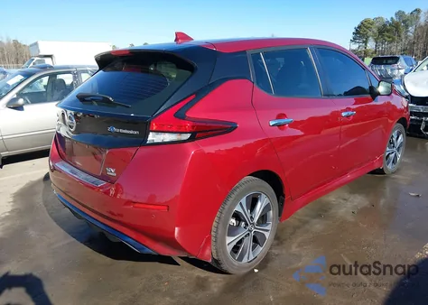 2020 Nissan Leaf Sv Plus 62 Kwh z USA, uszkodzony, nr VIN 1N4BZ1CP8LC302383